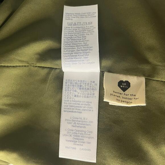 Madewell | Drapeweave Caldwell Double-Breasted Blazer | Kale Green | Women’s Med - Picture 11 of 11